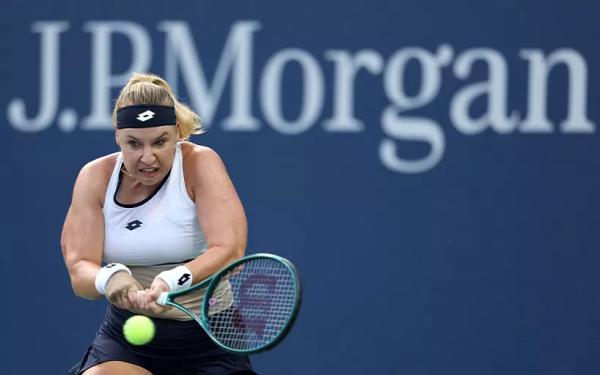 Анна Блинкова в двух сетах уступила Джессике Пегуле во втором круге US Open-2025